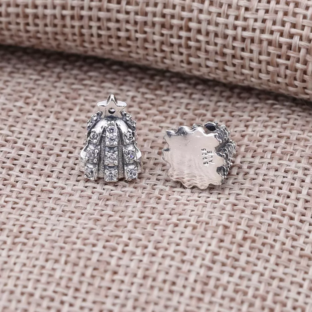Charm PANDORA de Prata e Pavê Árvore de Natal - 791239CZ