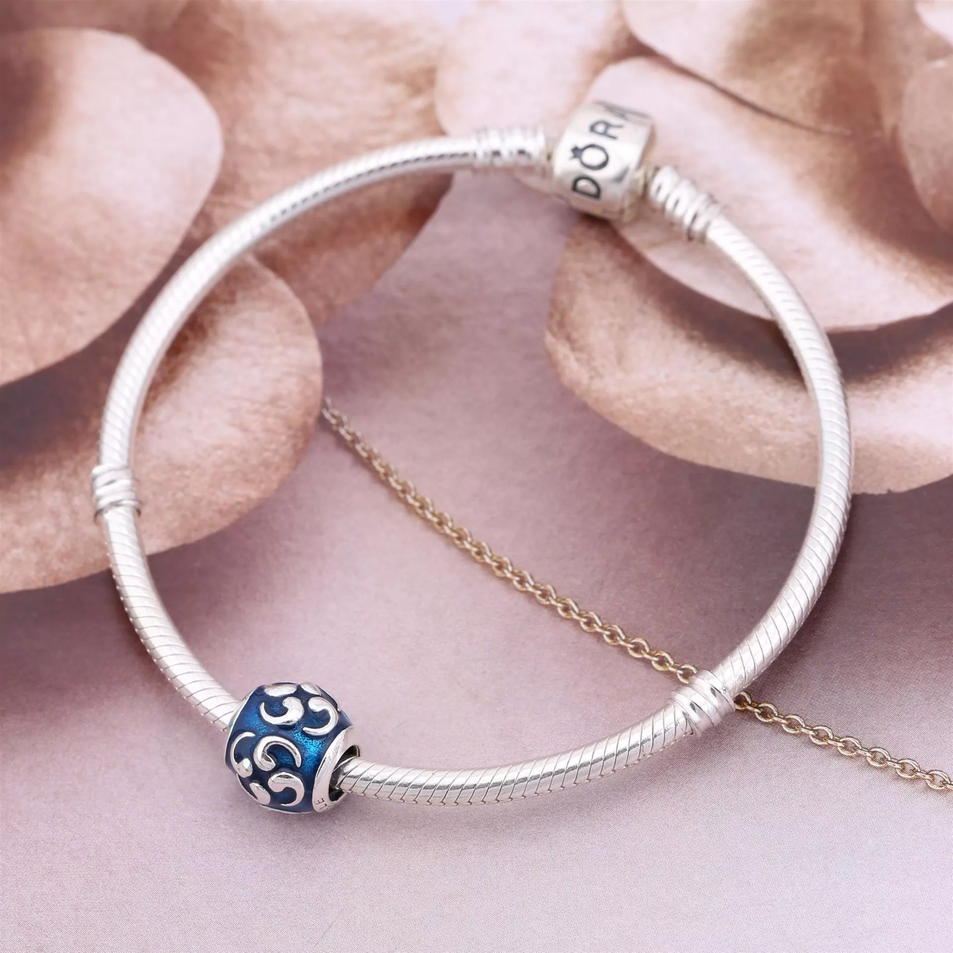 Charm PANDORA de Prata Esmaltado Turquesa - 790491EN08