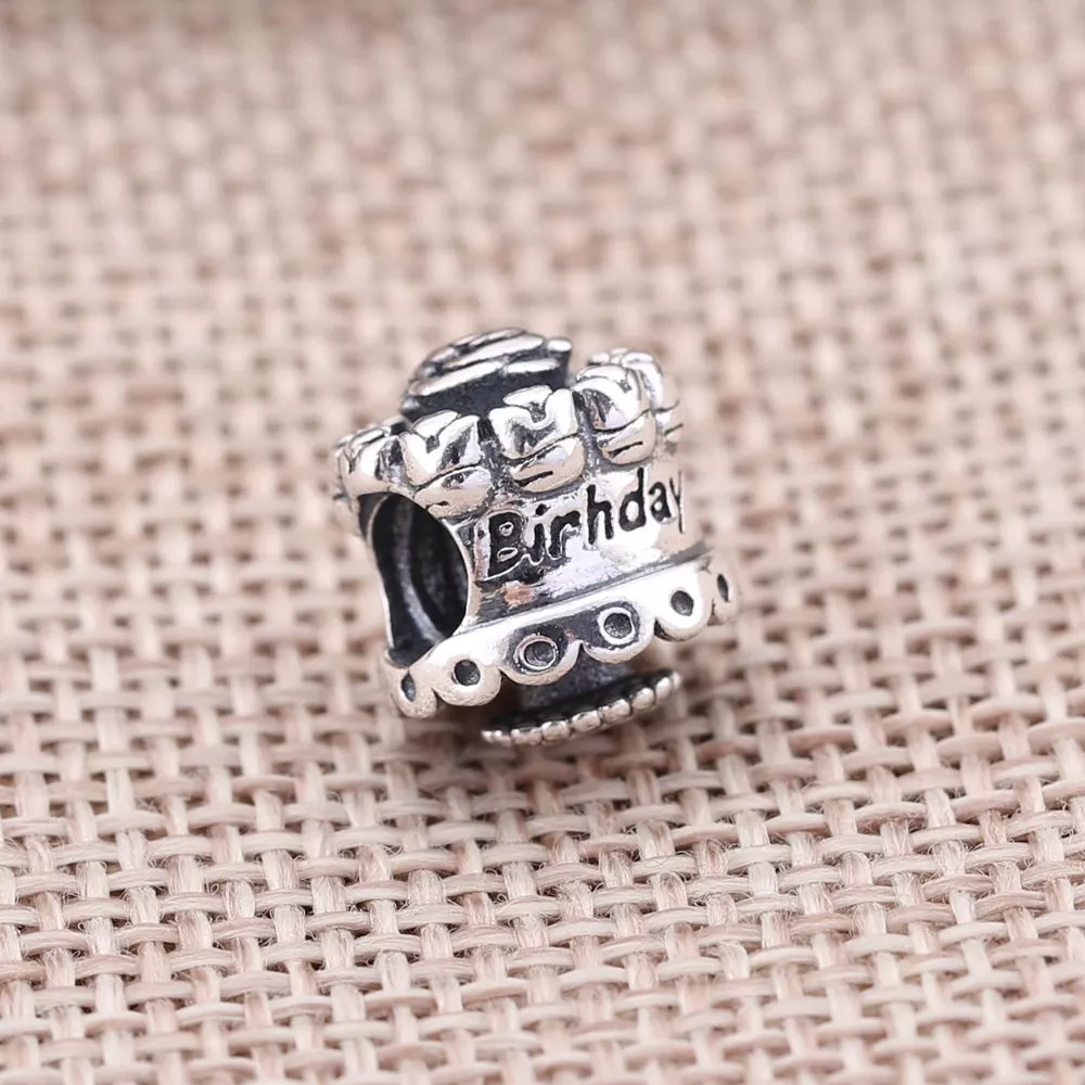 Charm PANDORA de Prata Feliz Aniversário - 791289