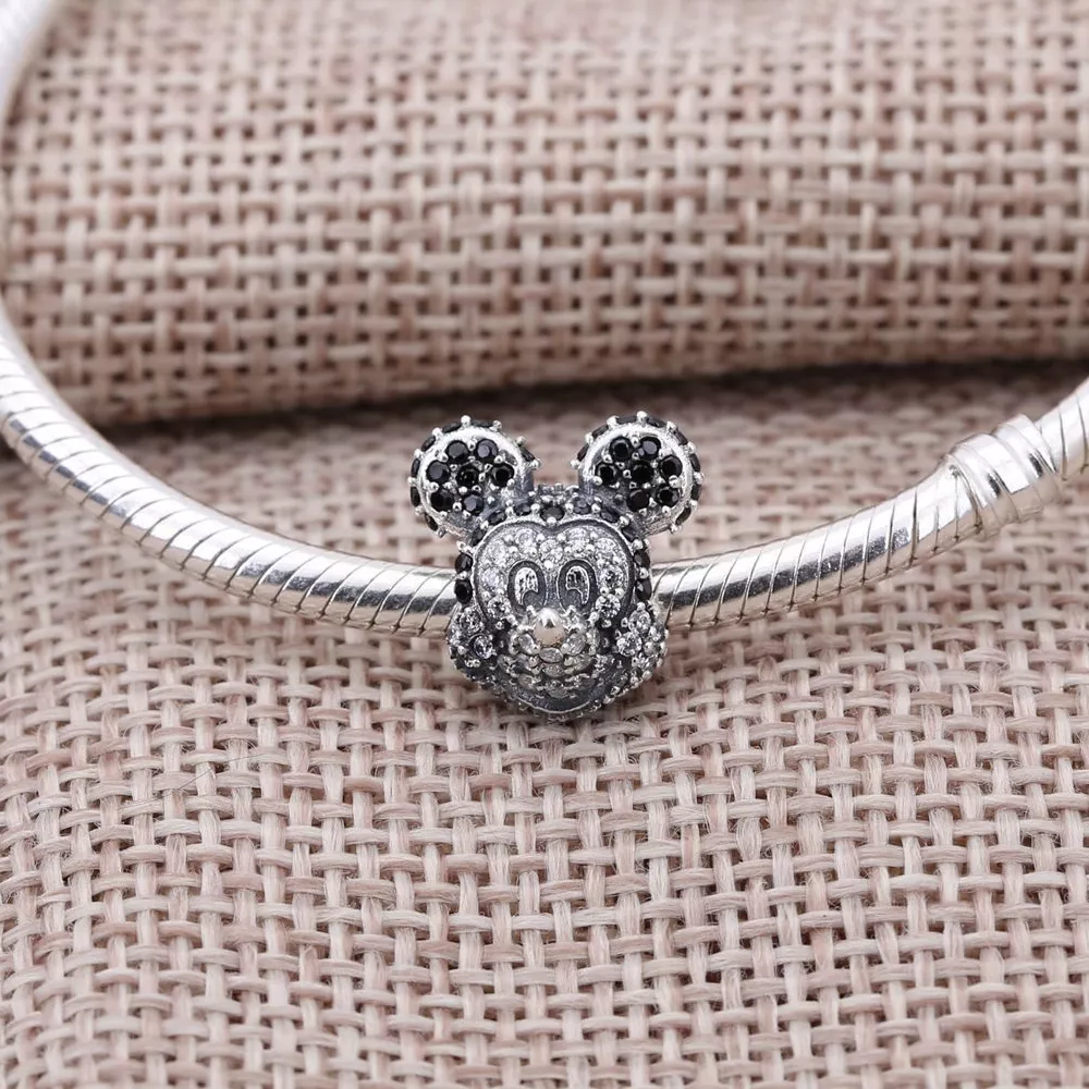 Charm Pandora de prata Mickey [Edição Limitada]