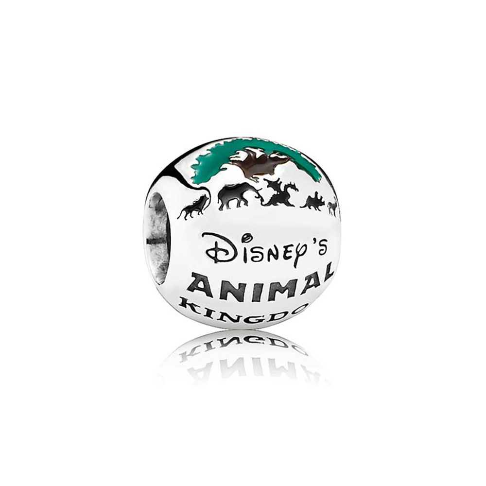 charm pandora de prata parque temático animal kingdom