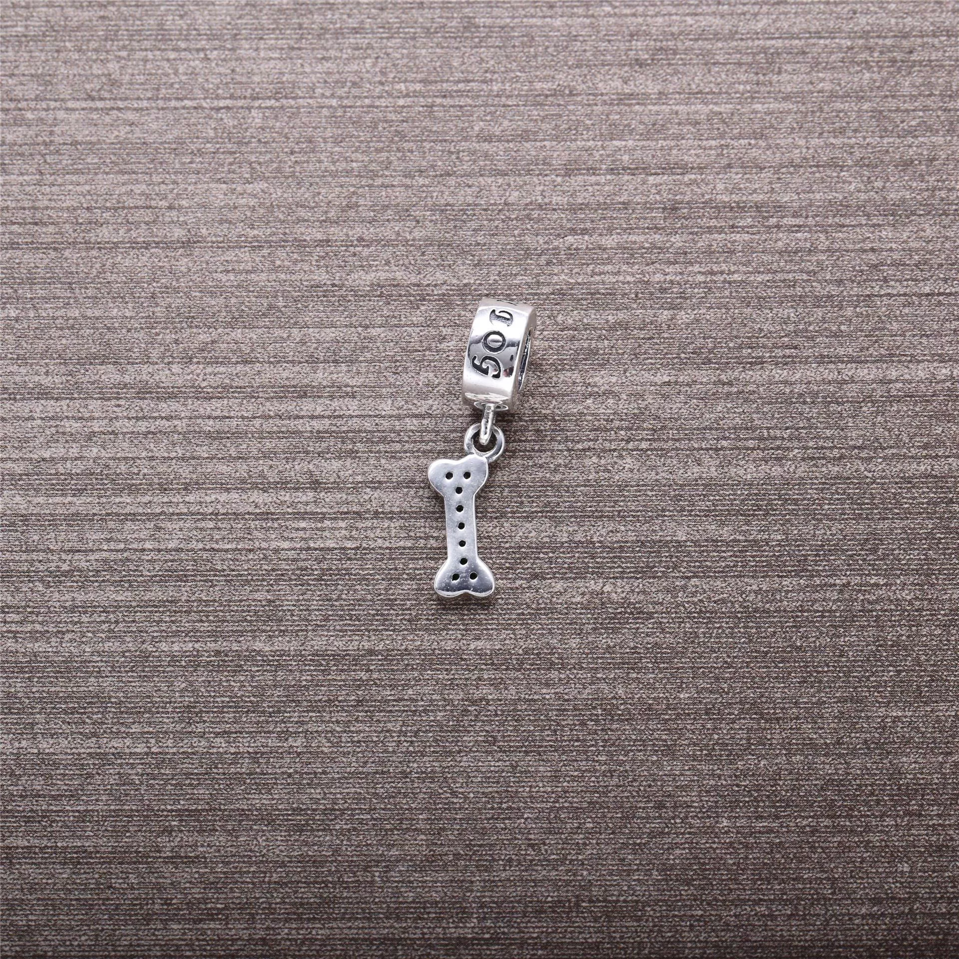 Charm PANDORA de Prata Pendente "I Love my DOG" - 791263CZ
