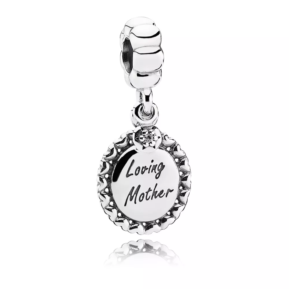 Charm PANDORA de Prata Pendente Mãe Amada - 791127CZ