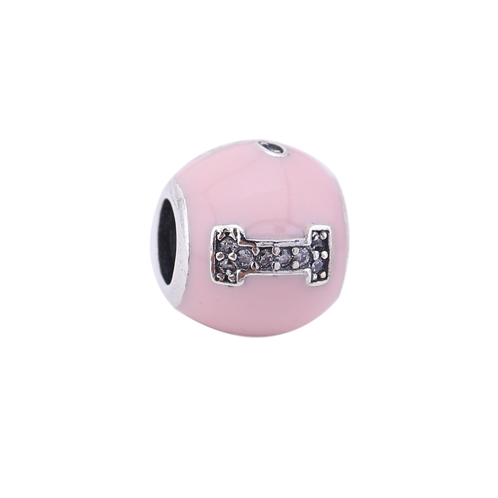 charm pandora de prata rosa eu amo o animal de estimação