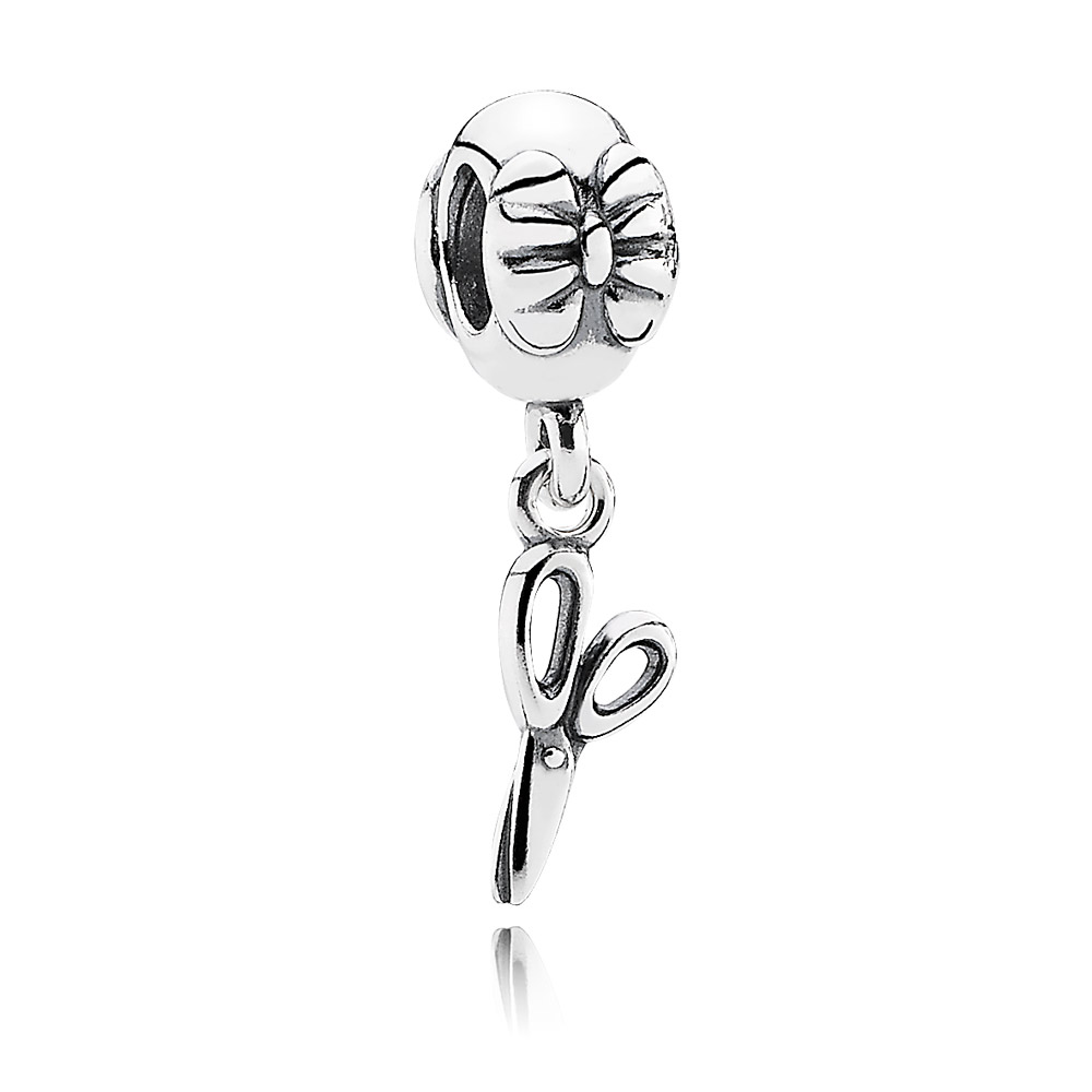 charm pandora de prata tesoura 791113