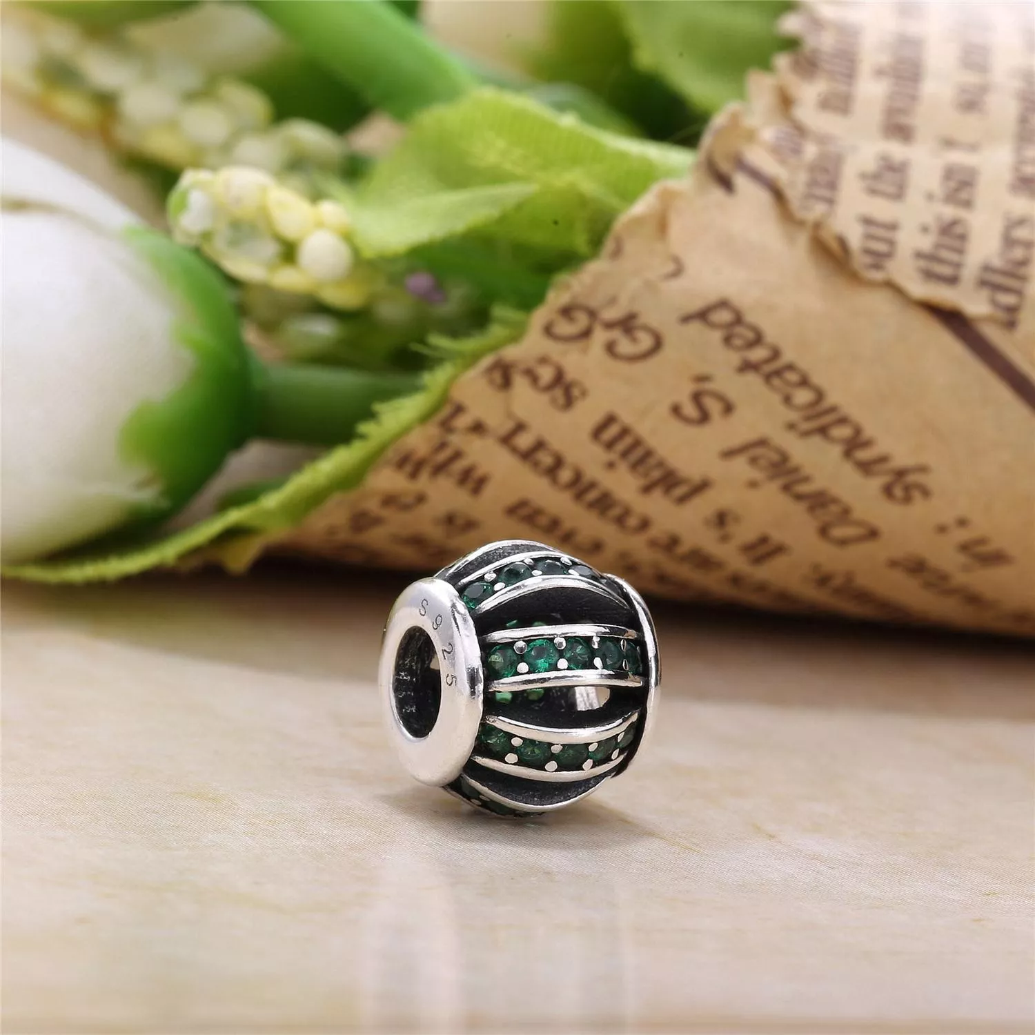 Charm PANDORA de Prata Vazado Pavê - 791115CZ