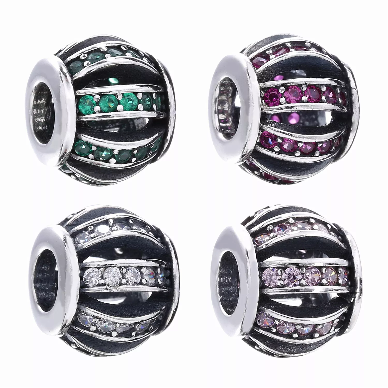 Charm PANDORA de Prata Vazado Pavê - 791115CZ