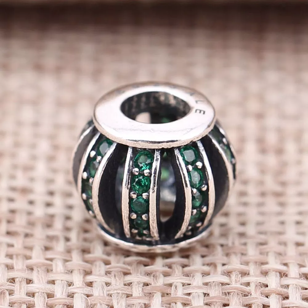 Charm PANDORA de Prata Vazado Pavê Rosa - 791115CZS