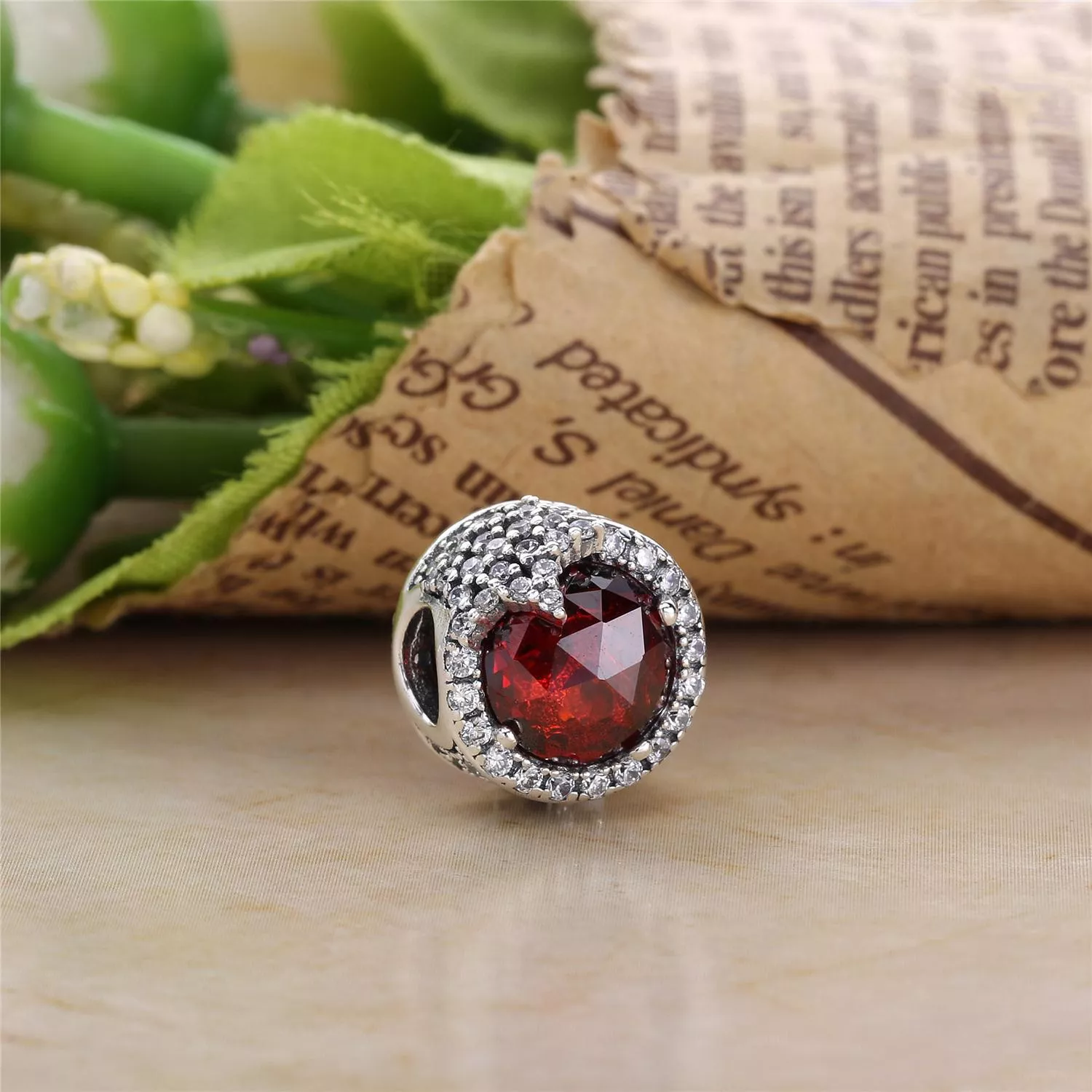 Charm PANDORA Floco de Neve Radiante Azul - 796358NTB