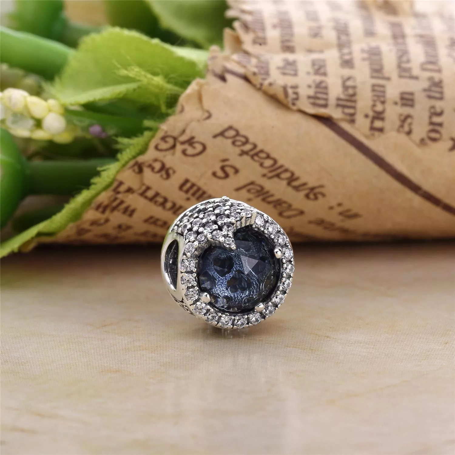 Charm PANDORA Floco de Neve Radiante Azul - 796358NTB