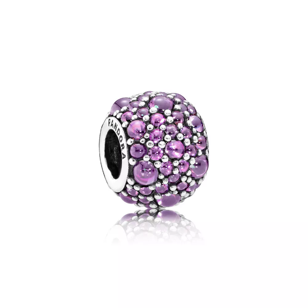 Charm PANDORA Gotas de Orvalho Roxa - 791755CFP