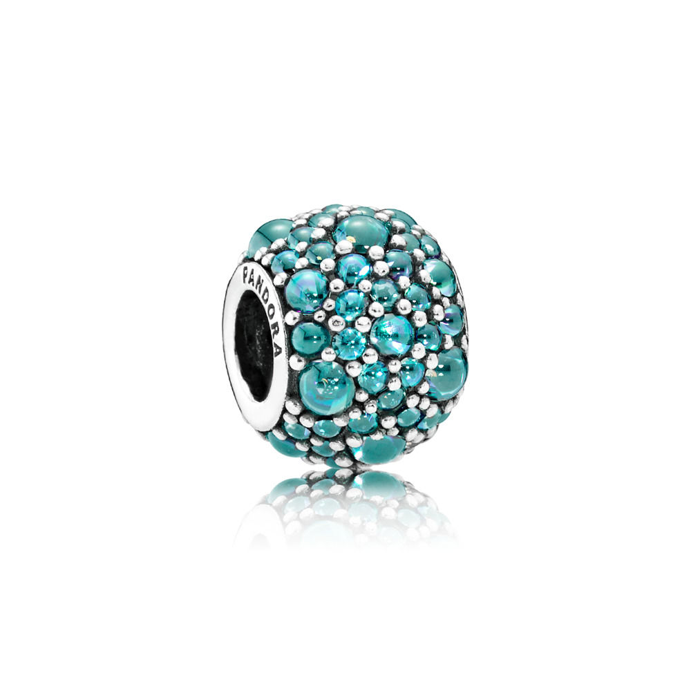 charm pandora gotas de orvalho verdemar 791755mcz