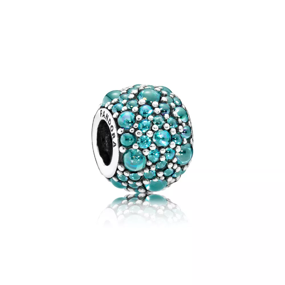 charm pandora gotas de orvalho verdemar 791755mcz