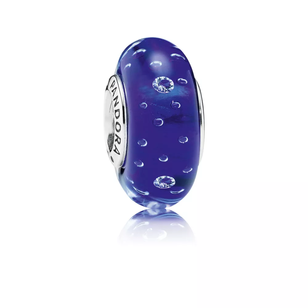 charm pandora murano fizzle azul royal 791630cz