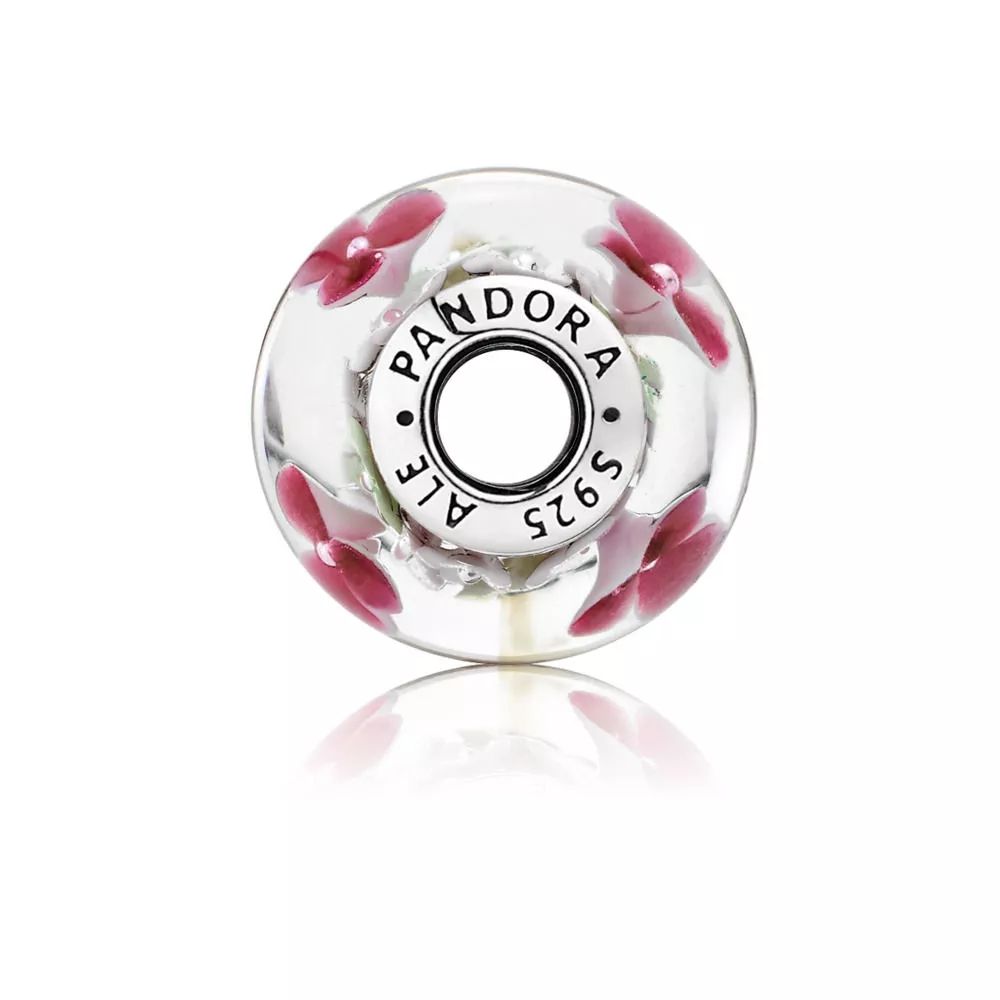 Charm PANDORA Murano Jardim de Flores - 791652