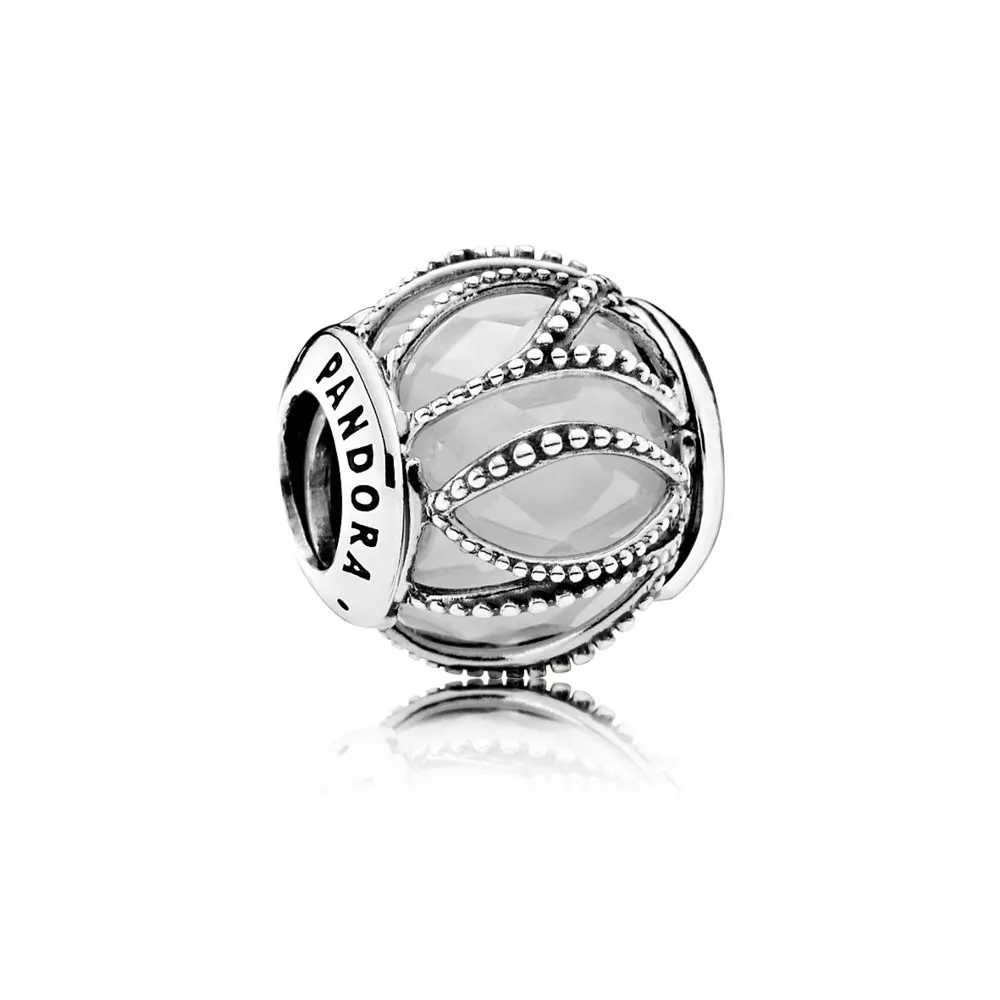 charm pandora petit facetado brilhante entrelaçado 791968cz