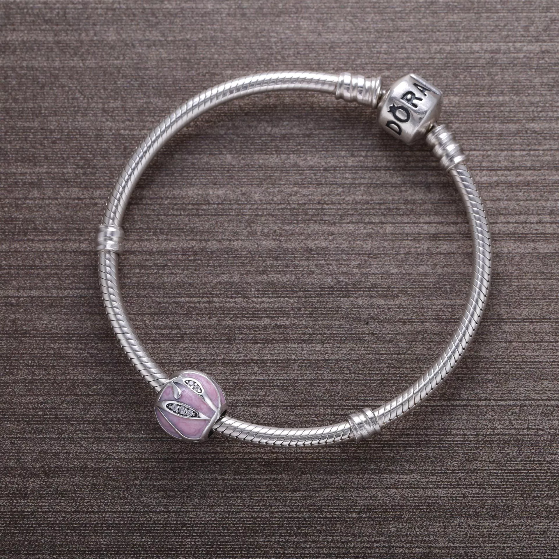 Charm PANDORA Petit Facetado Rosa Brilho da Natureza - 791969PCZ