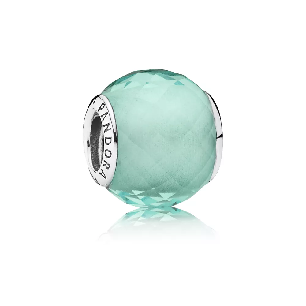 charm pandora petit facetado verde 791499sgq
