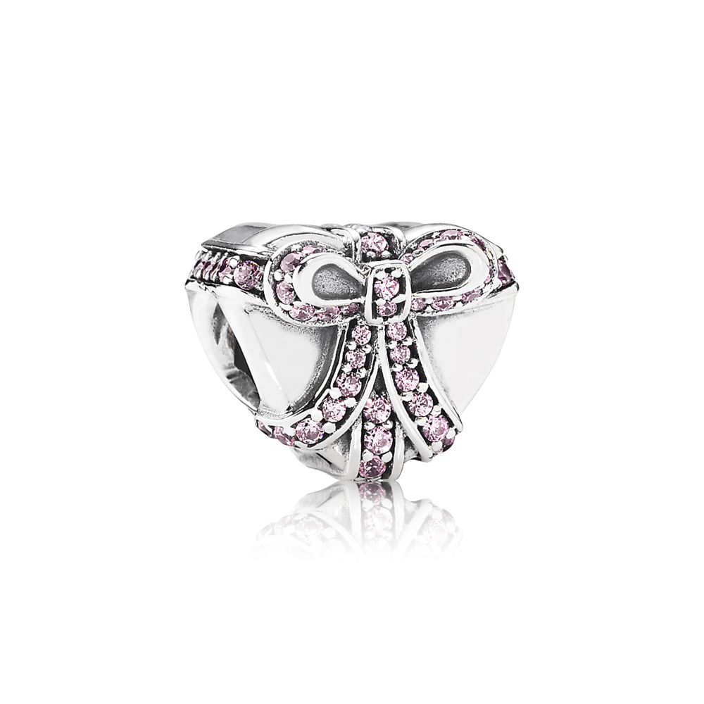charm pandora presente de coração 791423pcz