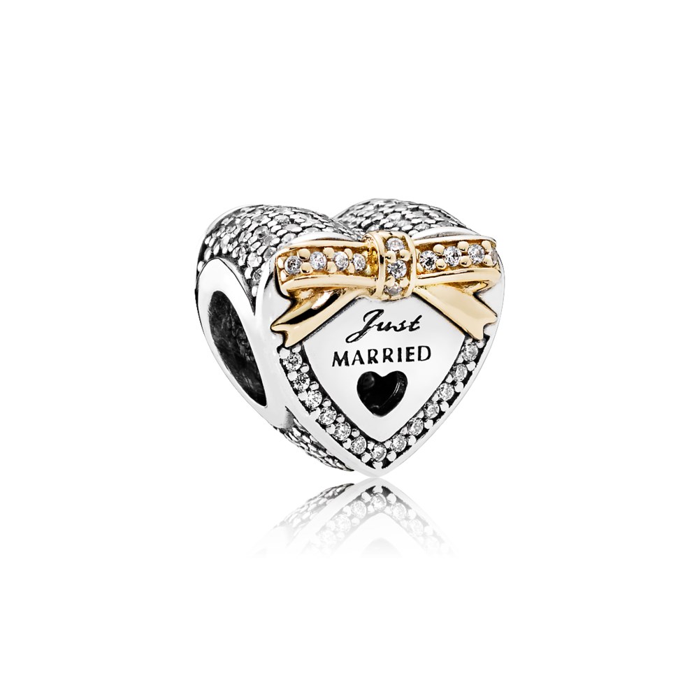 charm pandora recémcasados