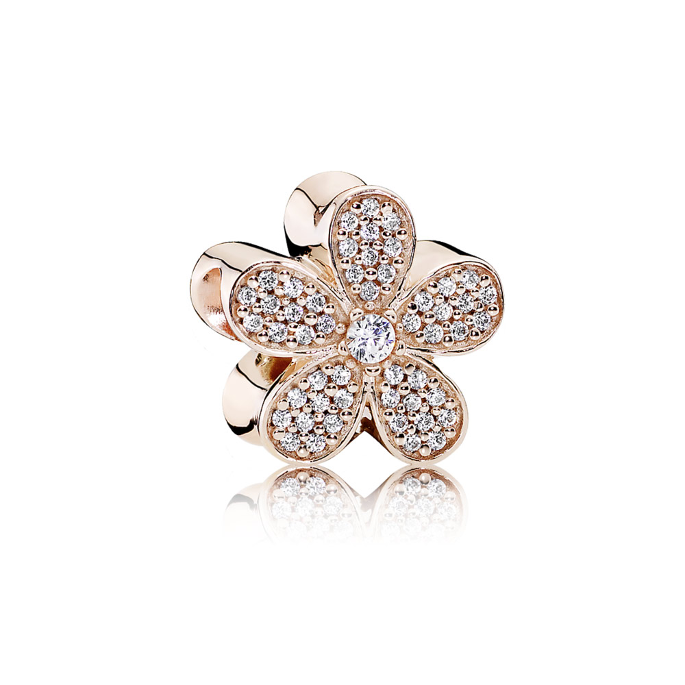 charm pandora rose pavê brilhante bemmequer 781480cz