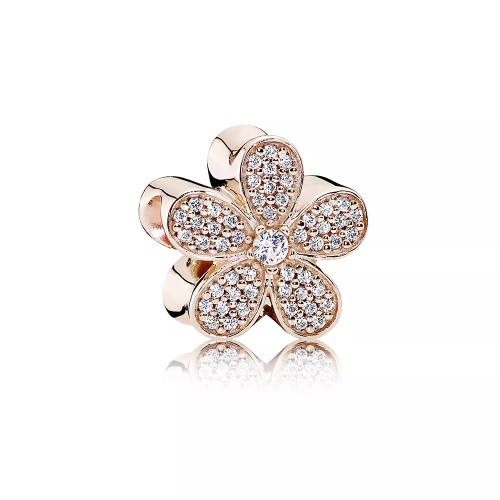 Charm PANDORA ROSE Pavê Brilhante Bem-me-Quer - 781480CZ