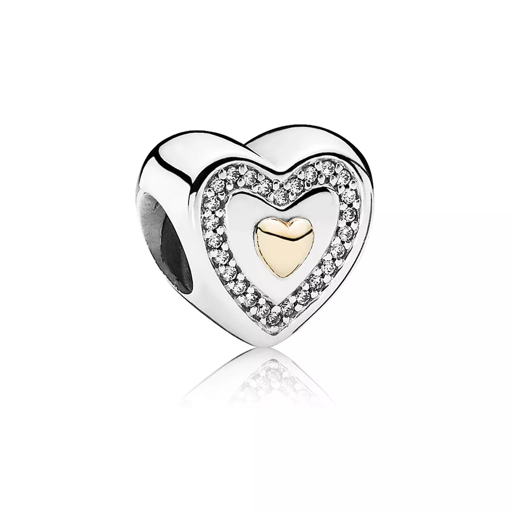 charm pandora sempre em meu coração 791523cz