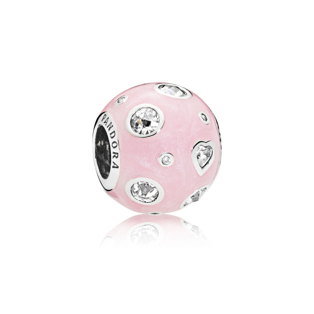 charm pandora sonhos luminosos rosa 797033en153