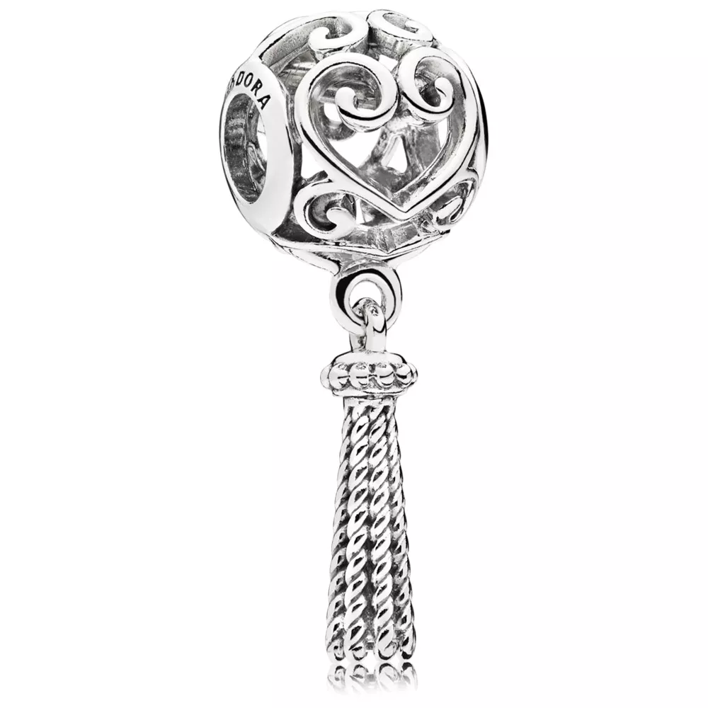 Charm PANDORA Tassel Coração Exuberante - 797037