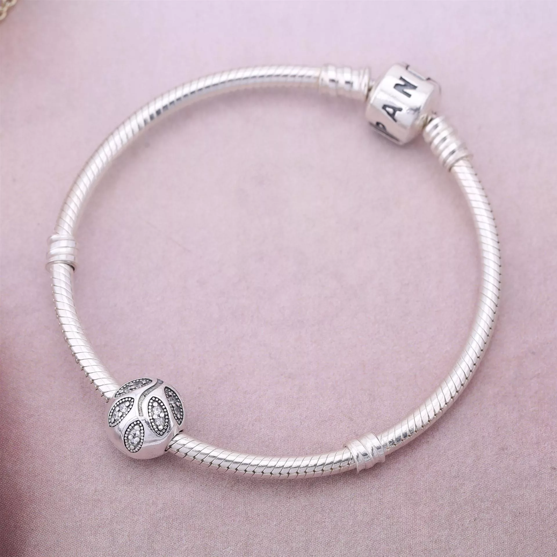 Clip PANDORA Delicada Folha Encantada - 791416CZ