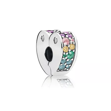 Clipe PANDORA Arcos do Amor Arco-íris - 797020NRPMX