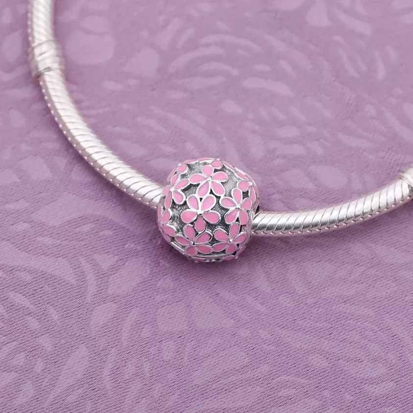 Clipe PANDORA Buquê Branca Margarida - 791494EN12