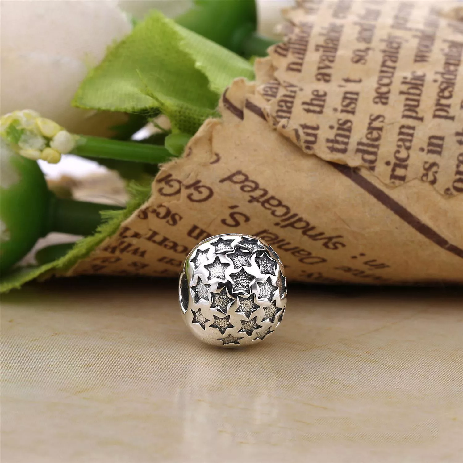 Clipe PANDORA de Prata Estrelas - 790851