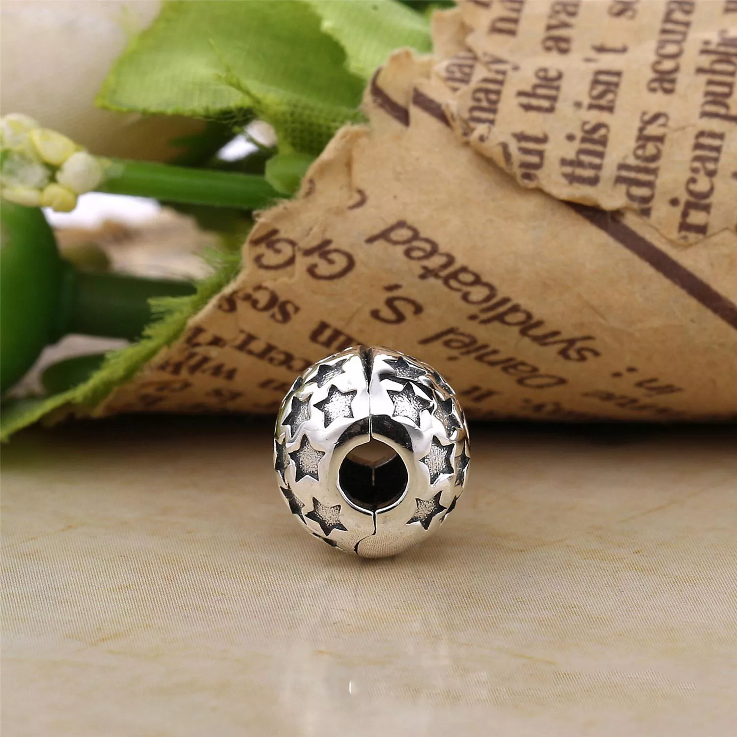 Clipe PANDORA de Prata Estrelas - 790851