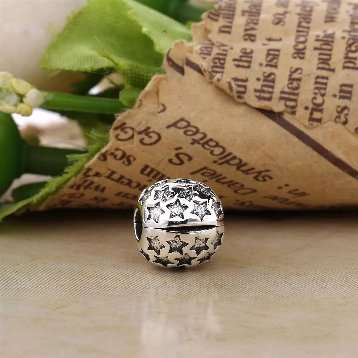 Clipe PANDORA de Prata Estrelas - 790851