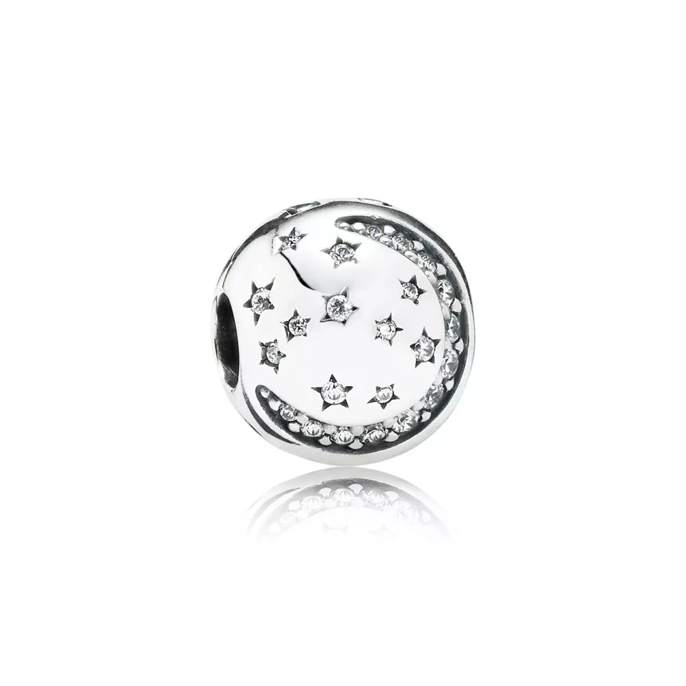 Clipe PANDORA Eclipse da Lua - 791386CZ
