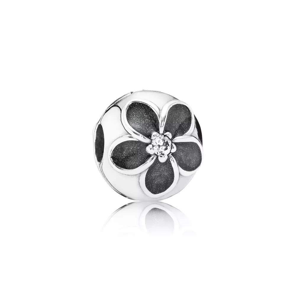 clipe pandora flores da noite 791408cz