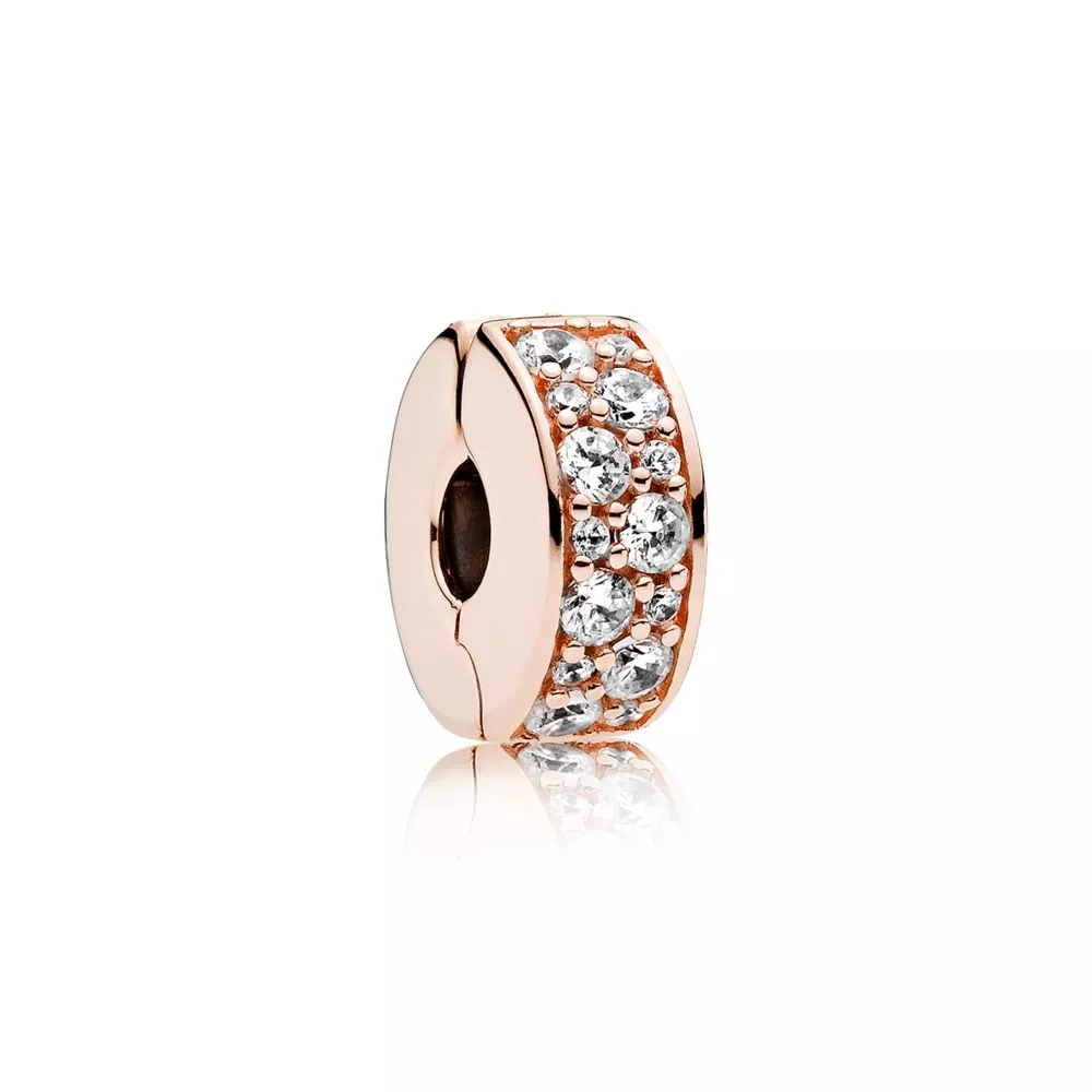 clipe pandora rose elegância 781817cz