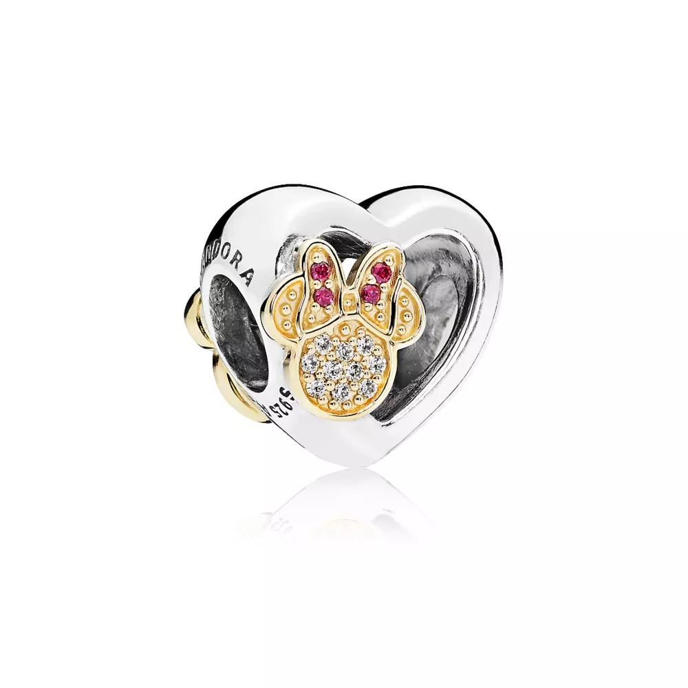 Conta PANDORA Disney Mickey & Minnie Love Icons - 796463CZ