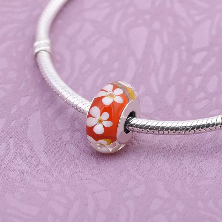 Conta PANDORA Murano Papoilas - 791636 - Contas