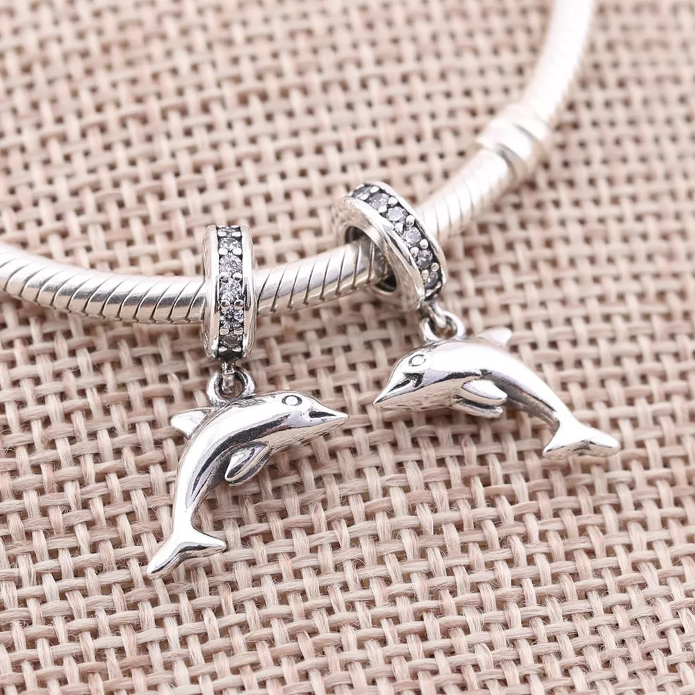 Conta Pendente PANDORA Golfinho com Zircônia Cúbica - 791541CZ