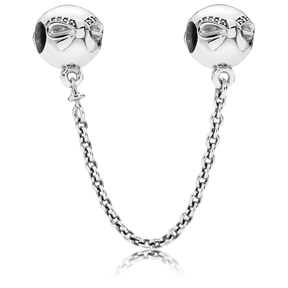 corrente de segurança pandora laço 791780cz contas