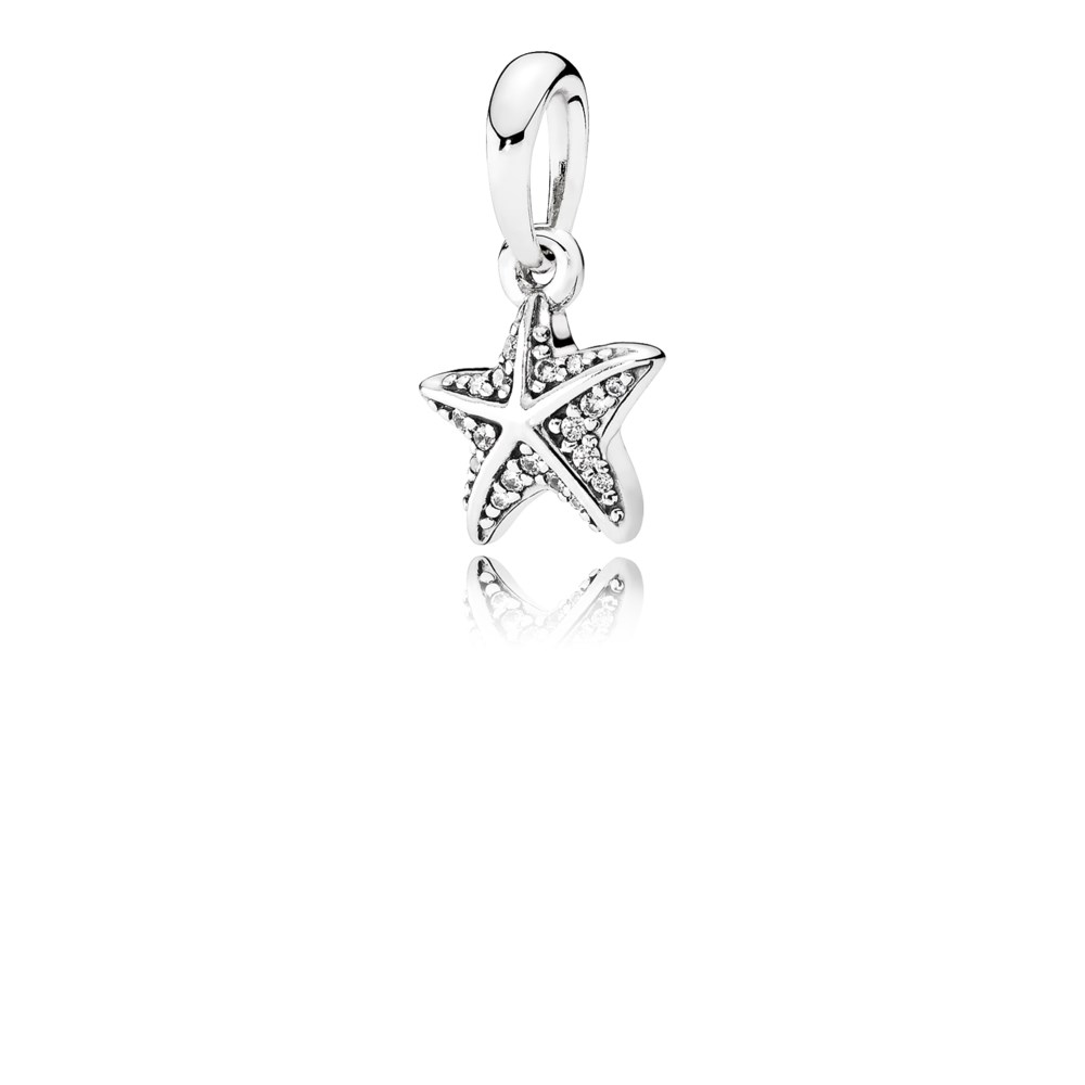 estrela do mar pandora pingente