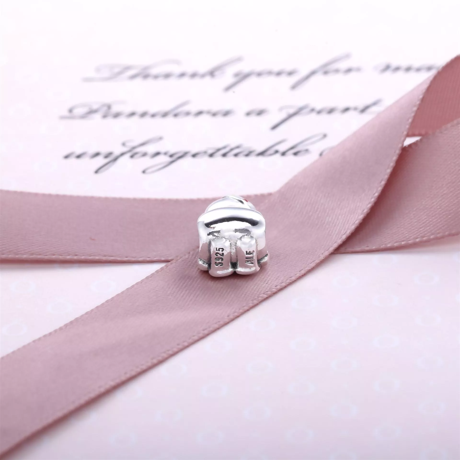 Charm Pandora de prata Edição Limitada Pudsey Bear