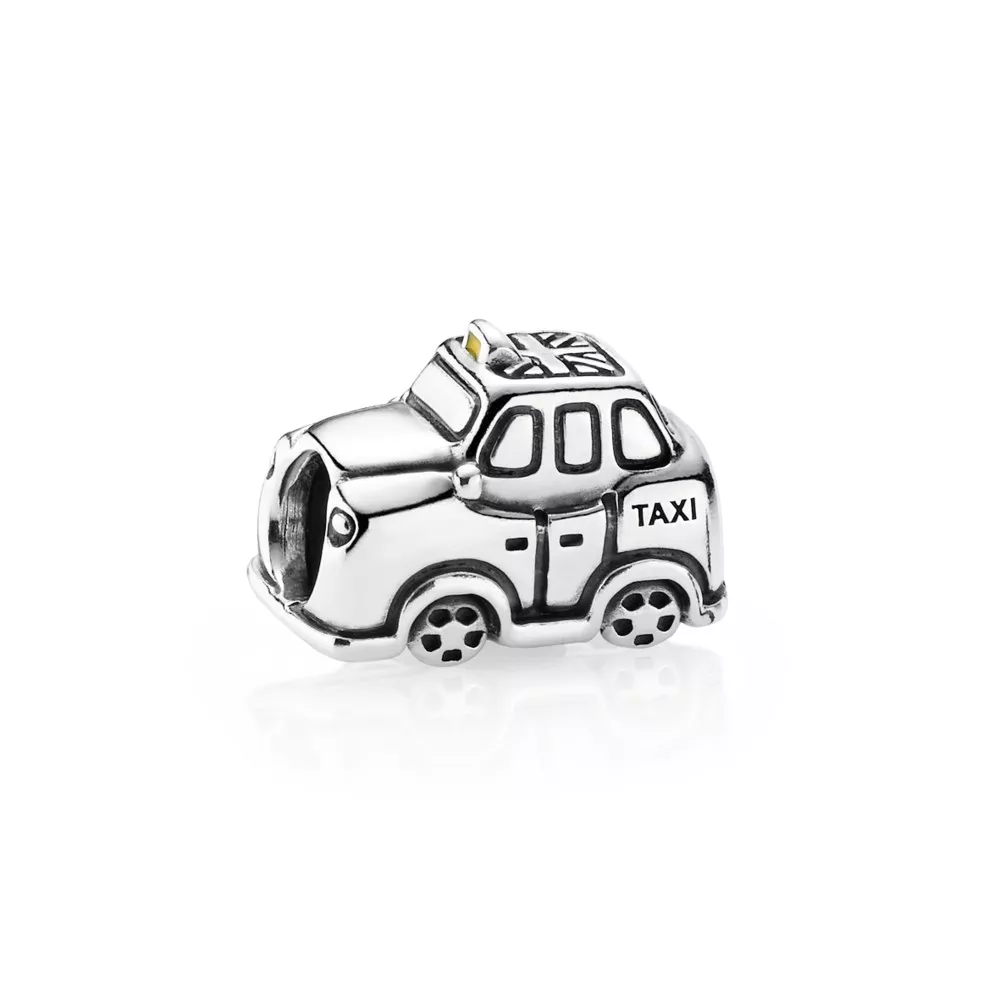 Charm PANDORA de Prata Esmatado Taxi Londrino - 791221EN20