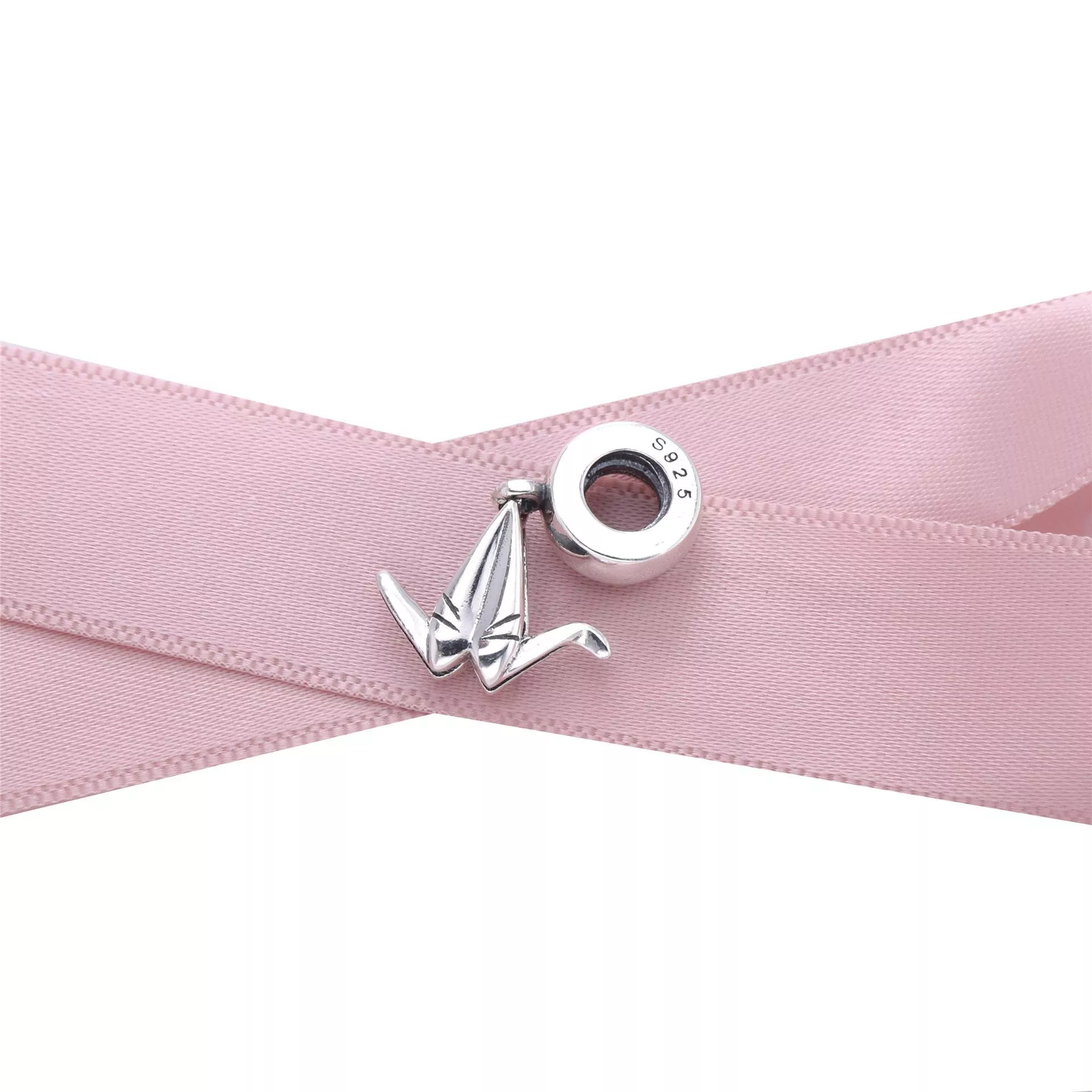 Pingente Pandora de prata Guindaste origami