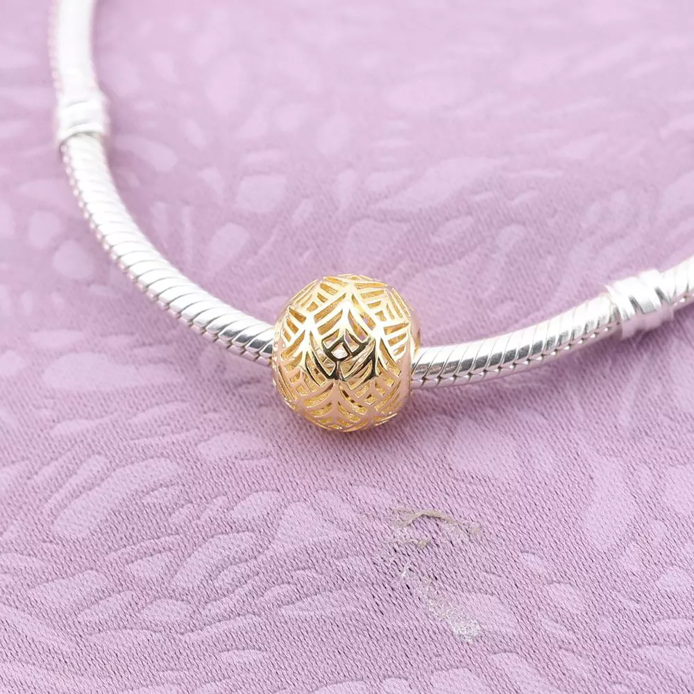 Charm berloques PANDORA de Ouro Tropicana