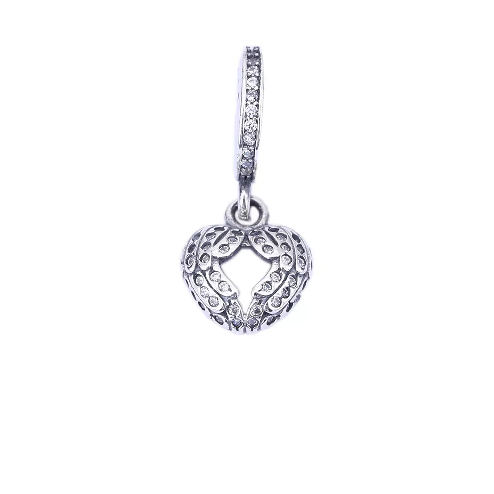 Pingente Pandora de prata Asas de anjo