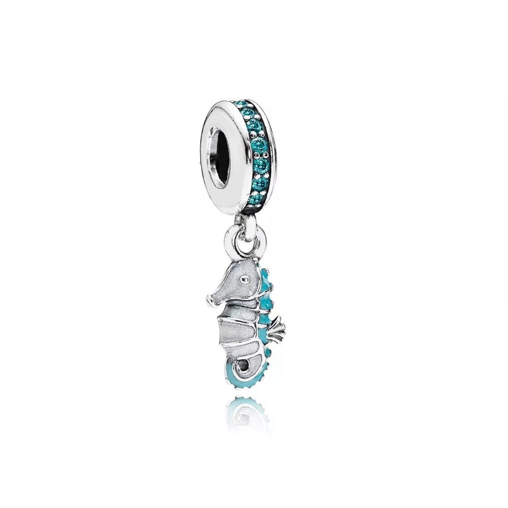 Charm PANDORA de Prata Pendente Cavalo Marinho - 791311MCZ