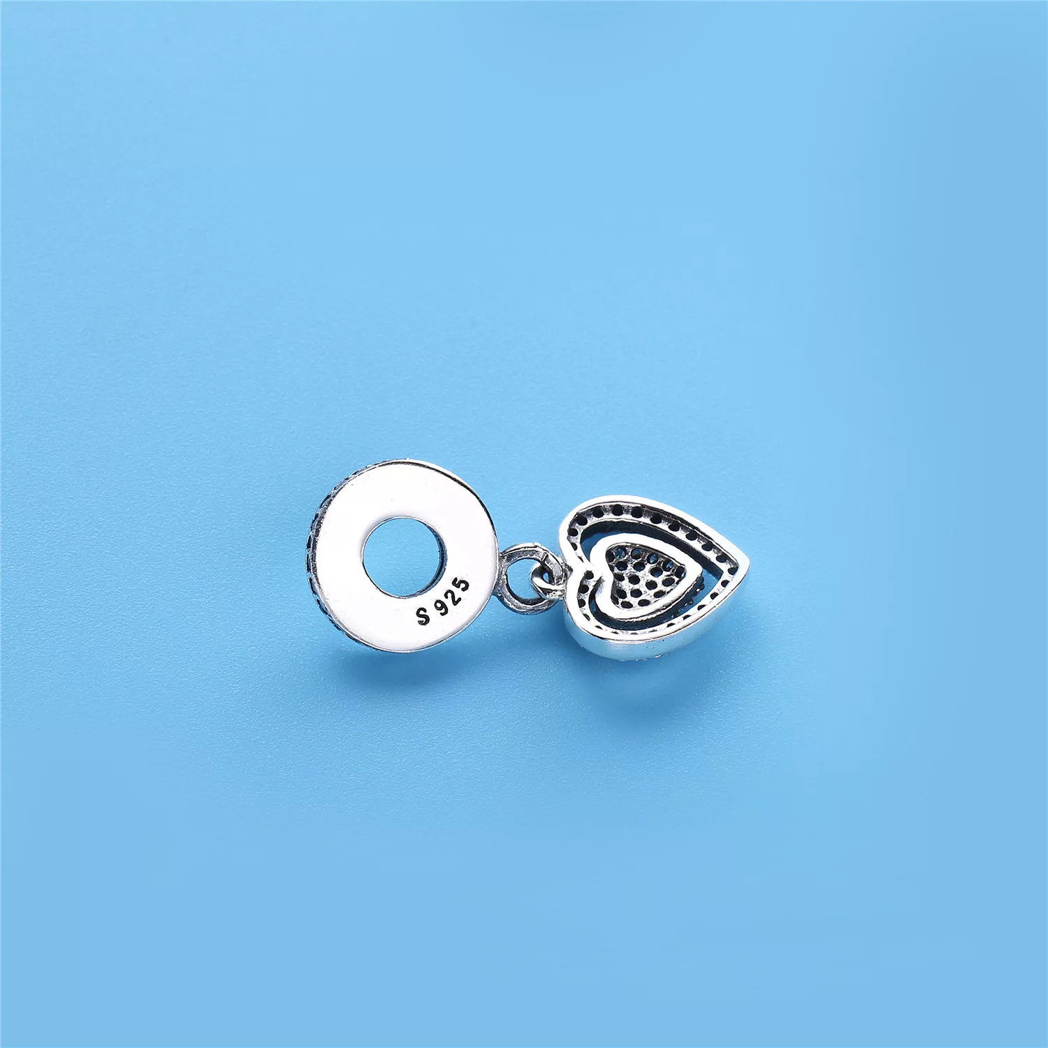 Pingente Pandora de prata Coração